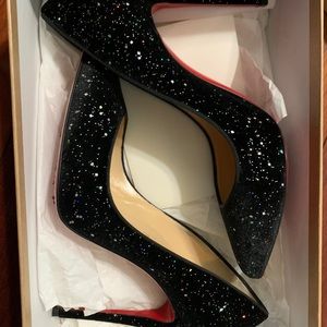 Christian Louboutin 100mm Velvet Pigalle Follies